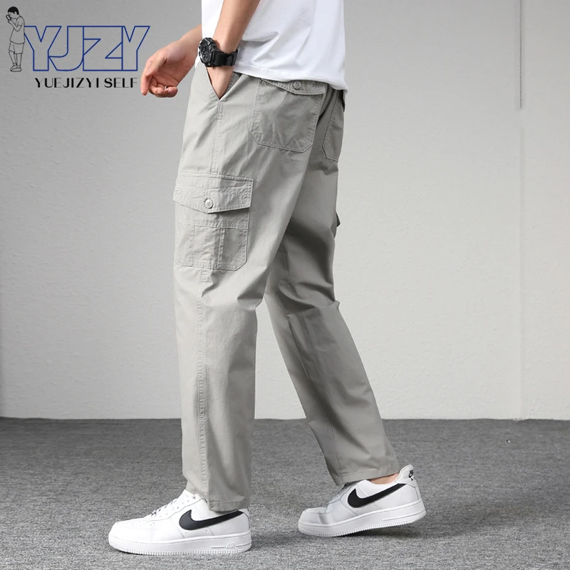 Mens Cotton Casual Overalls Trousers Solid Color Street Waist Tie Overalls Men Lightweight Comfortable Male Long Pants Plus Size
Mens Cotton Casual Overalls Trousers Solid Color Street Waist Tie Overalls Men Lightweight Comfortable Male Long Pants Plus Size