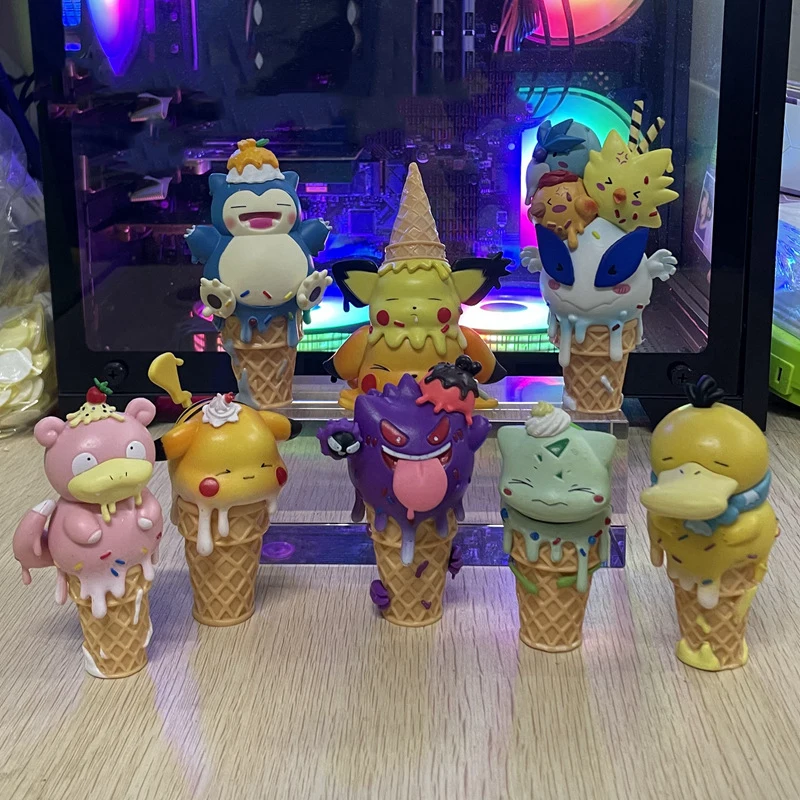 8Pcs/set Pokemon Anime Figures Snorlax Psyduck Bulbasaur Charmander Gengar Ice Cream Action Figure Pvc Model Doll Toys Gift
8Pcs/set Pokemon Anime Figures Snorlax Psyduck Bulbasaur Charmander Gengar Ice Cream Action Figure Pvc Model Doll Toys Gift