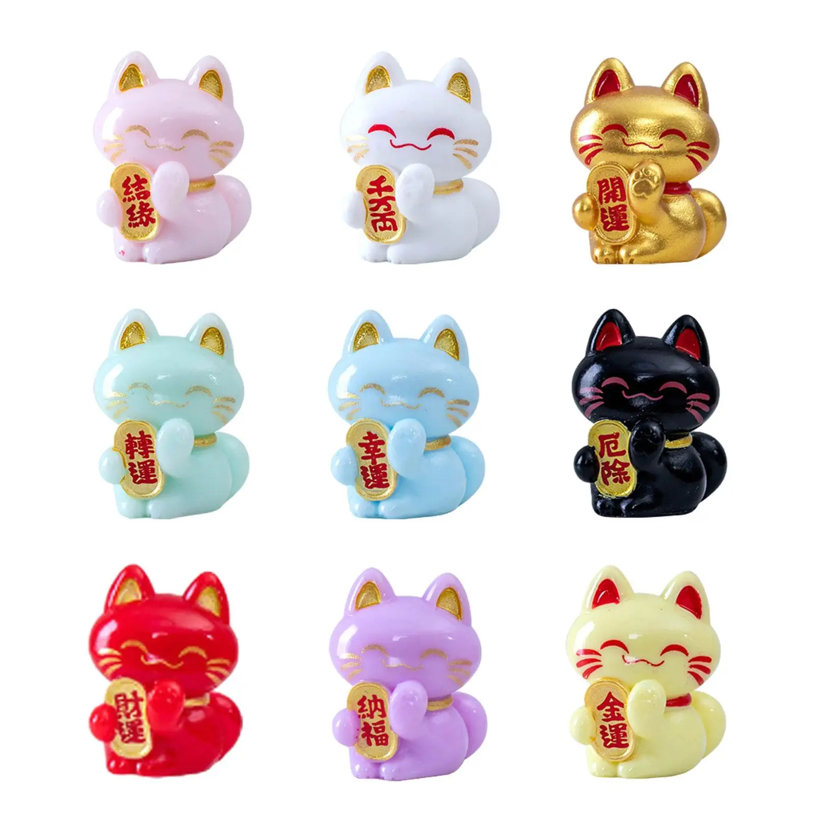 Lucky Cat Statue Animal Sculpture Resin Lucky Cat Figurine Desktop Ornament for Fireplace Bookshelf Desk Shelf Birthday Gift
Lucky Cat Statue Animal Sculpture Resin Lucky Cat Figurine Desktop Ornament for Fireplace Bookshelf Desk Shelf Birthday Gift