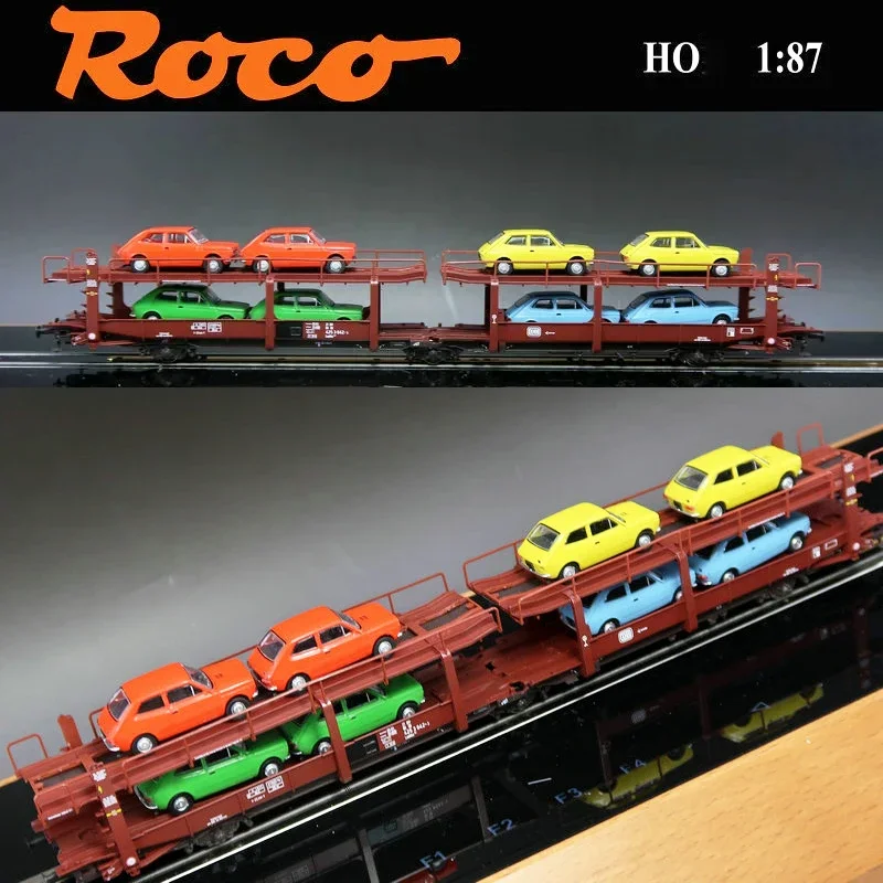HO 1/87 Train Model ROCO 76834 German Fourth Generation Double-decker Car Transport Carriage Including Automobile
HO 1/87 Train Model ROCO 76834 German Fourth Generation Double-decker Car Transport Carriage Including Automobile