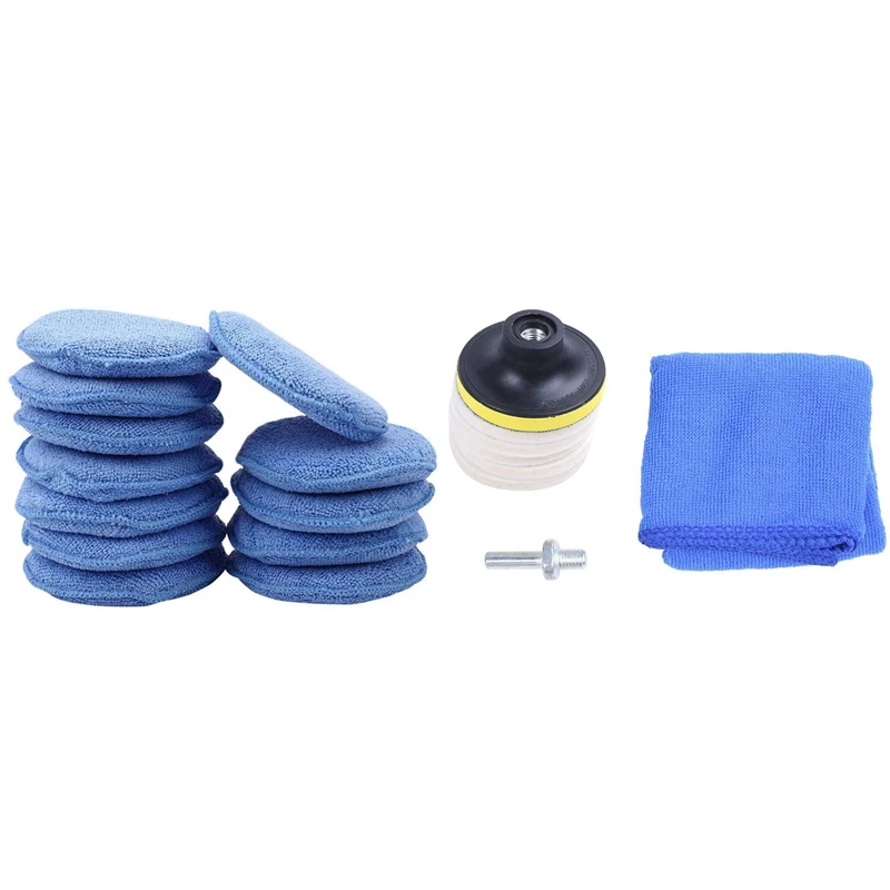 1 Set 3Inch 75Mm Felt Polishing Pad Repair Glass Polishing Kit & 1 Set Car Cleaning Polish Wax Foam Sponge
1 Set 3Inch 75Mm Felt Polishing Pad Repair Glass Polishing Kit & 1 Set Car Cleaning Polish Wax Foam Sponge