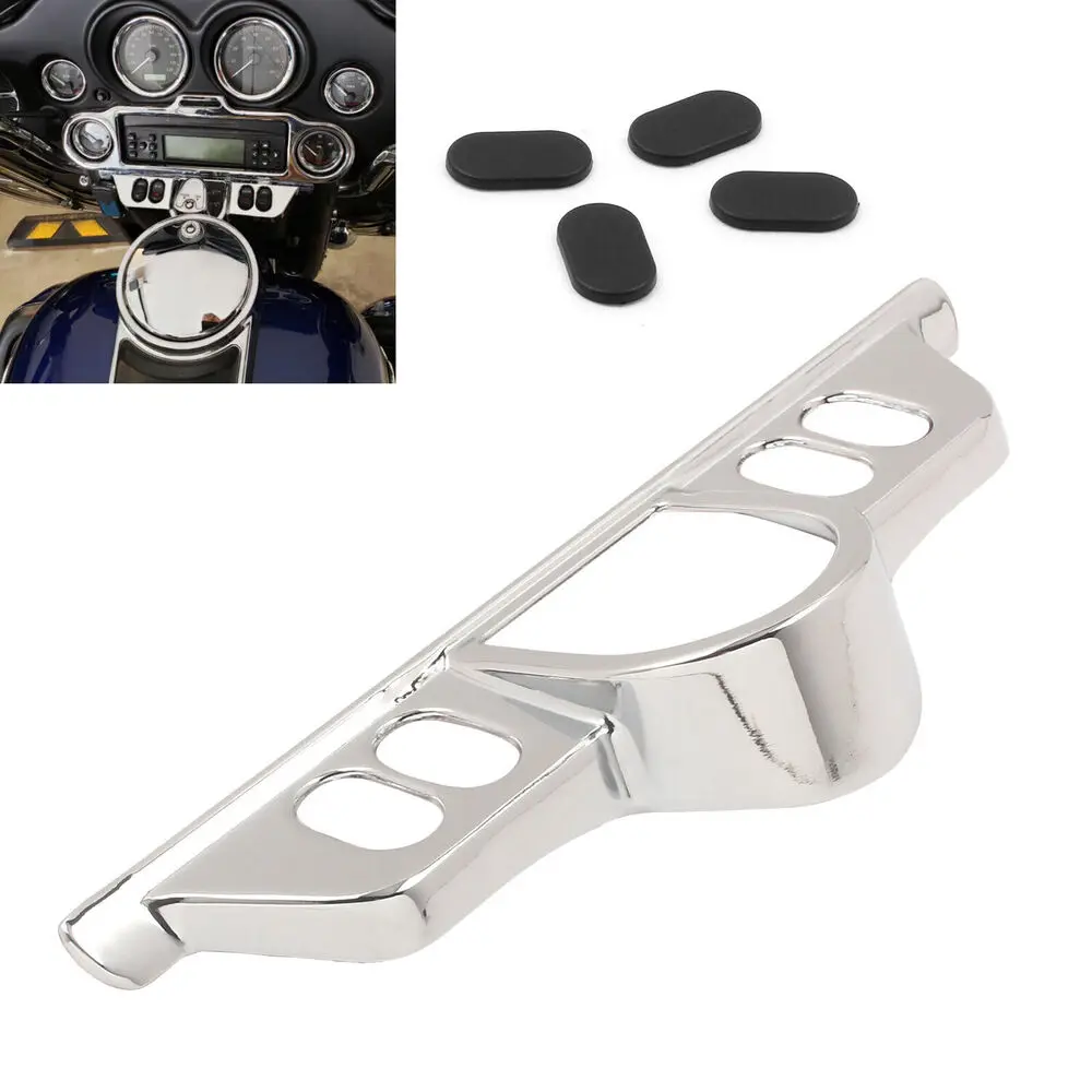 Chrome Fairing Switch Panel Dash Accent Cover for Harley Electra Street Glide
Chrome Fairing Switch Panel Dash Accent Cover for Harley Electra Street Glide