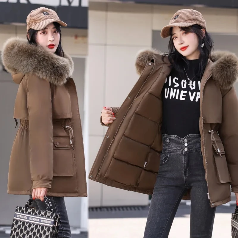 Women's Parkas 2022 New Winter Jacket Women Parka Long Coat Wool Liner Hooded Parkas Fur Collar Warm Wear Clothes Outerwear
Women's Parkas 2022 New Winter Jacket Women Parka Long Coat Wool Liner Hooded Parkas Fur Collar Warm Wear Clothes Outerwear