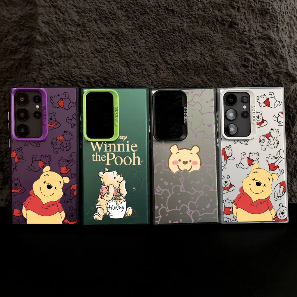 Cartoon Winnies The Poohs Bear S25 Case For Samsung S25 S24 Ultra Carcasa For Galaxy S23 S22 S21 FE S20 Ultra Plus Phone Cover Cartoon Winnies The Poohs Bear S25 Case For Samsung S25 S24 Ultra Carcasa For Galaxy S23 S22 S21 FE S20 Ultra Plus Phone Cover