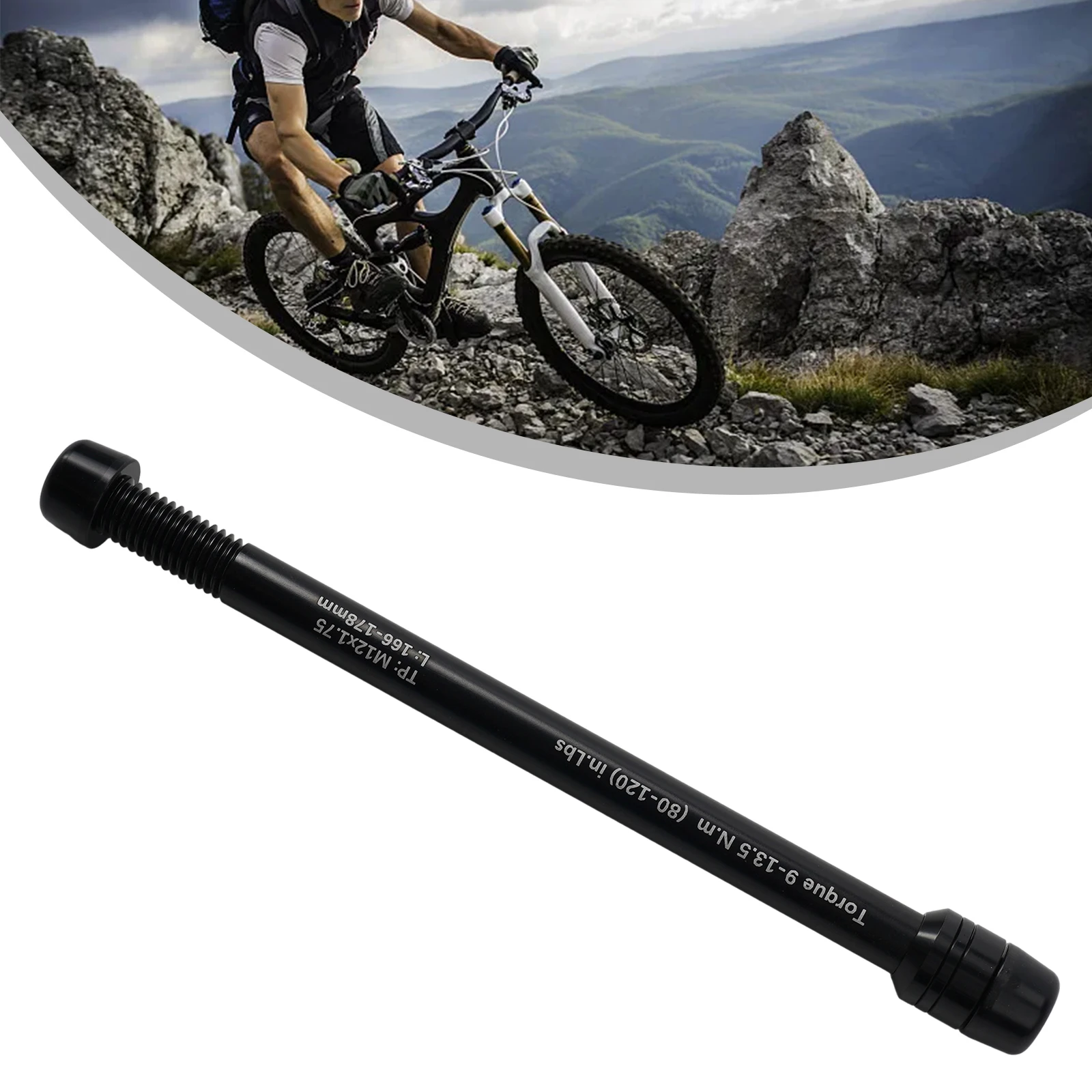 Black Bike Trainer Thru Axle Skewer 12x142-148mm Indoor Cycling Thru Axle Skewer Enhance Workout Bike Accessories
Black Bike Trainer Thru Axle Skewer 12x142-148mm Indoor Cycling Thru Axle Skewer Enhance Workout Bike Accessories