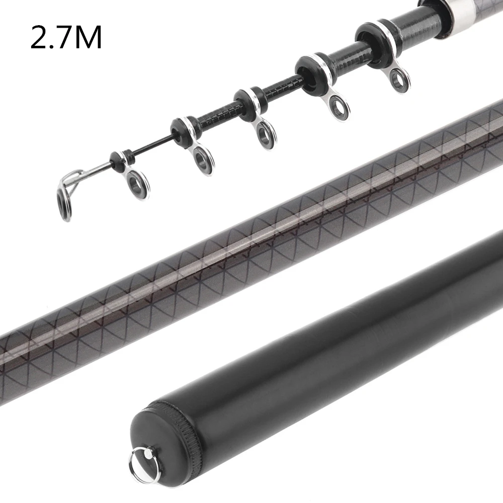 2.7m Fishing Rod Telescopic Rock Carp Fishing Rod 5 Section Carbon Fiber Surf Spinning Pole Convenient Around
2.7m Fishing Rod Telescopic Rock Carp Fishing Rod 5 Section Carbon Fiber Surf Spinning Pole Convenient Around