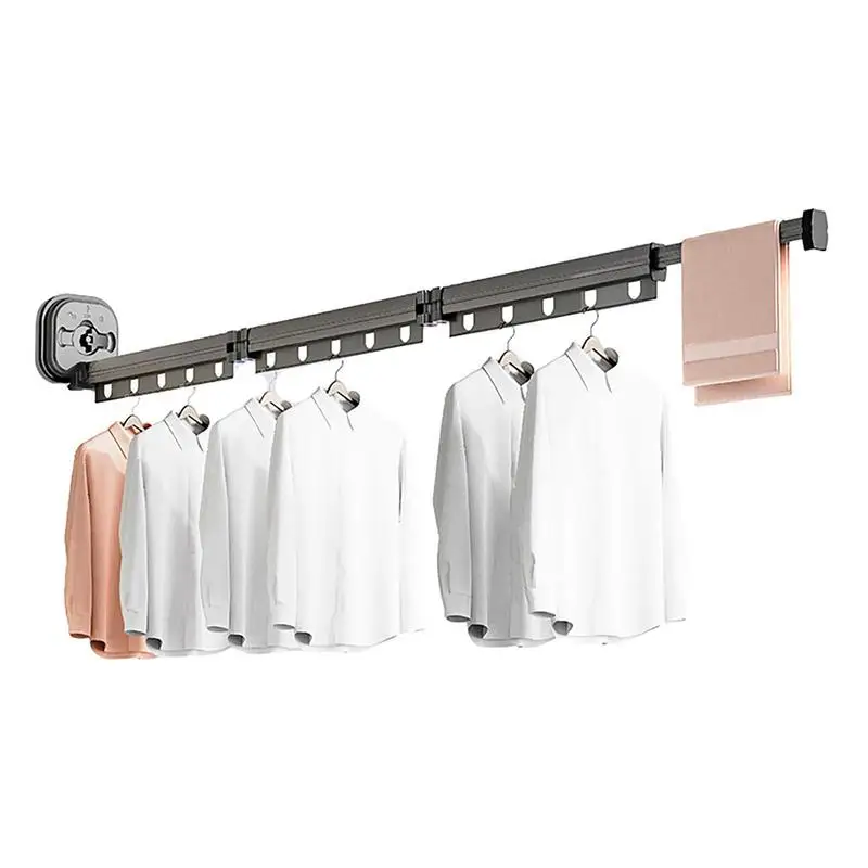 Wall Mounted Clothes Hanger Rack Suction Hanger Rack Retractable For Clothes Towels Punch-Free Hanger Rack For Home Caravan
Wall Mounted Clothes Hanger Rack Suction Hanger Rack Retractable For Clothes Towels Punch-Free Hanger Rack For Home Caravan
