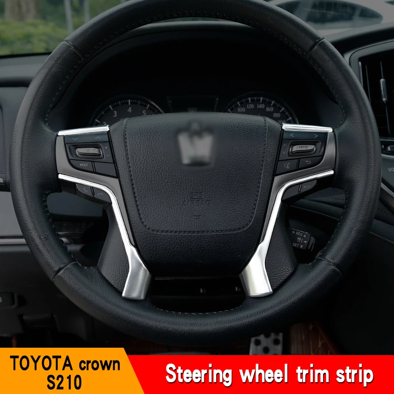 Automotive steering wheel stainless steel decorative stickers are suitable for Toyota Crown S210 interior accessories.
Automotive steering wheel stainless steel decorative stickers are suitable for Toyota Crown S210 interior accessories.