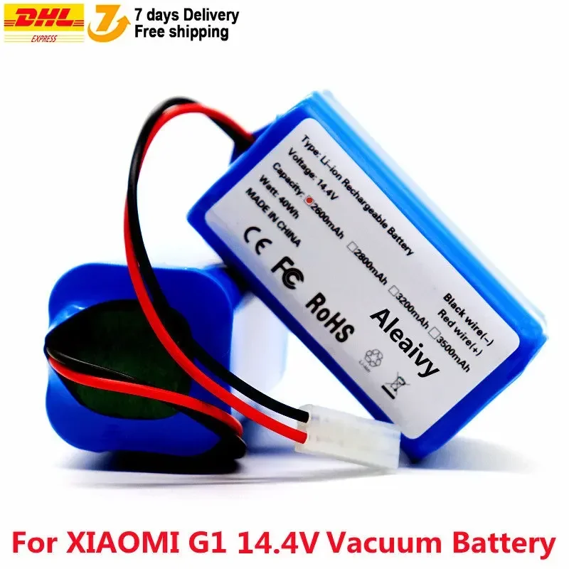 

New 14.8V 2600mAh Li-ion Battery for Xiaomi G1 MI Robot Vacuum-Mop Essential MJSTG1 Robot Vacuum Cleaner 18650 Battery Pack