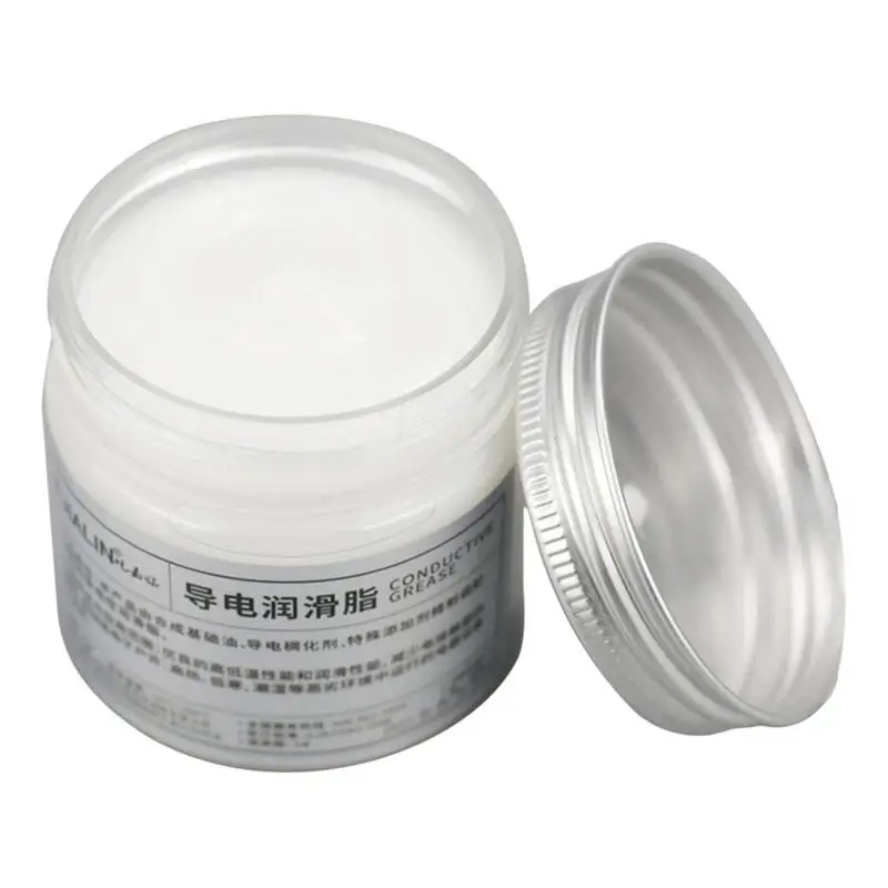 100g Conductive Grease Electrical Conductive Paste Conductive Gel Lubrication Grease Compound Automotive Equipment Appliances
100g Conductive Grease Electrical Conductive Paste Conductive Gel Lubrication Grease Compound Automotive Equipment Appliances
