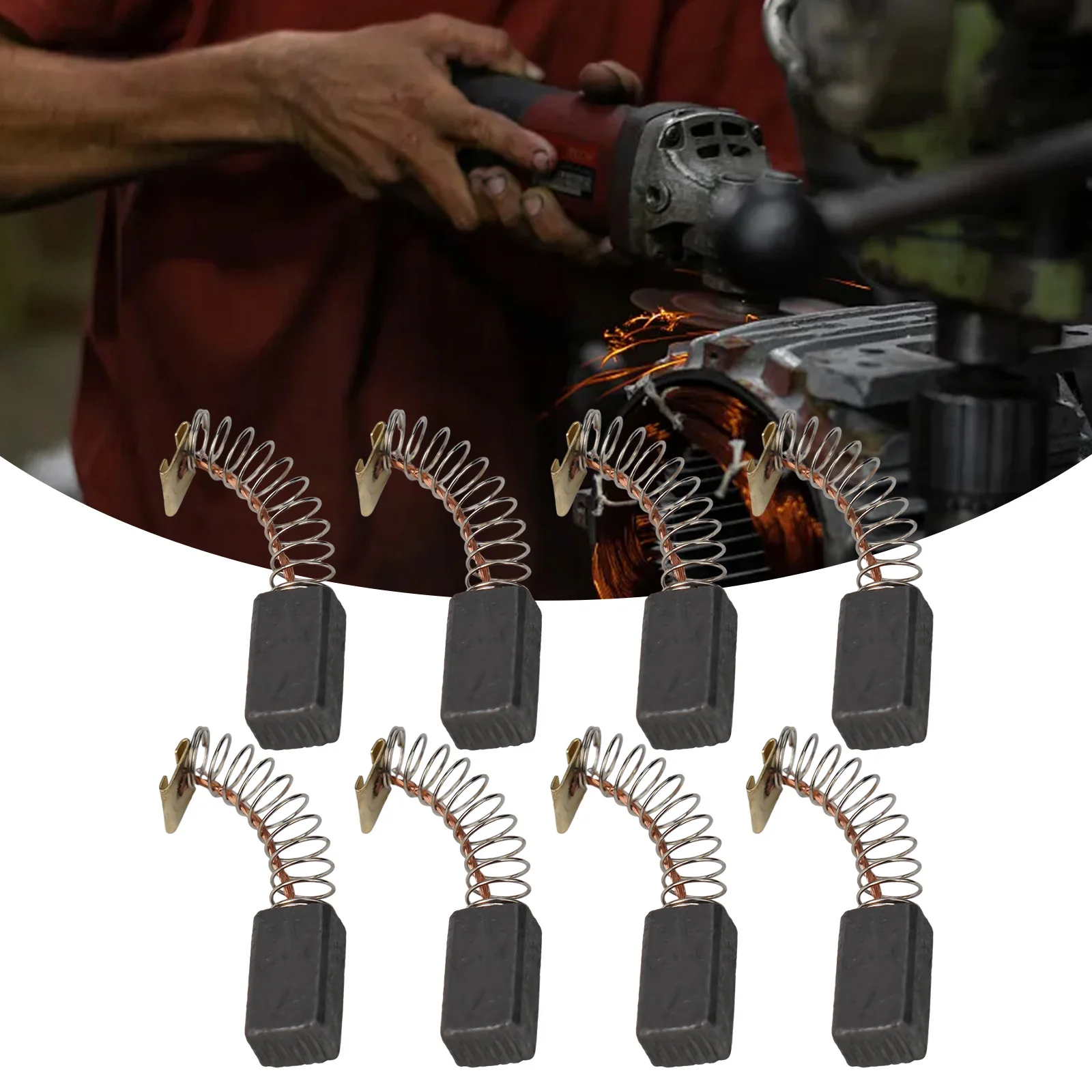 8pcs Motor Carbon Brushes 999-041 999041 For DH24PX DH24PC3 DH24PB DH24PF DH26PX SDS Hammer Drill Power Tool Accessories
8pcs Motor Carbon Brushes 999-041 999041 For DH24PX DH24PC3 DH24PB DH24PF DH26PX SDS Hammer Drill Power Tool Accessories