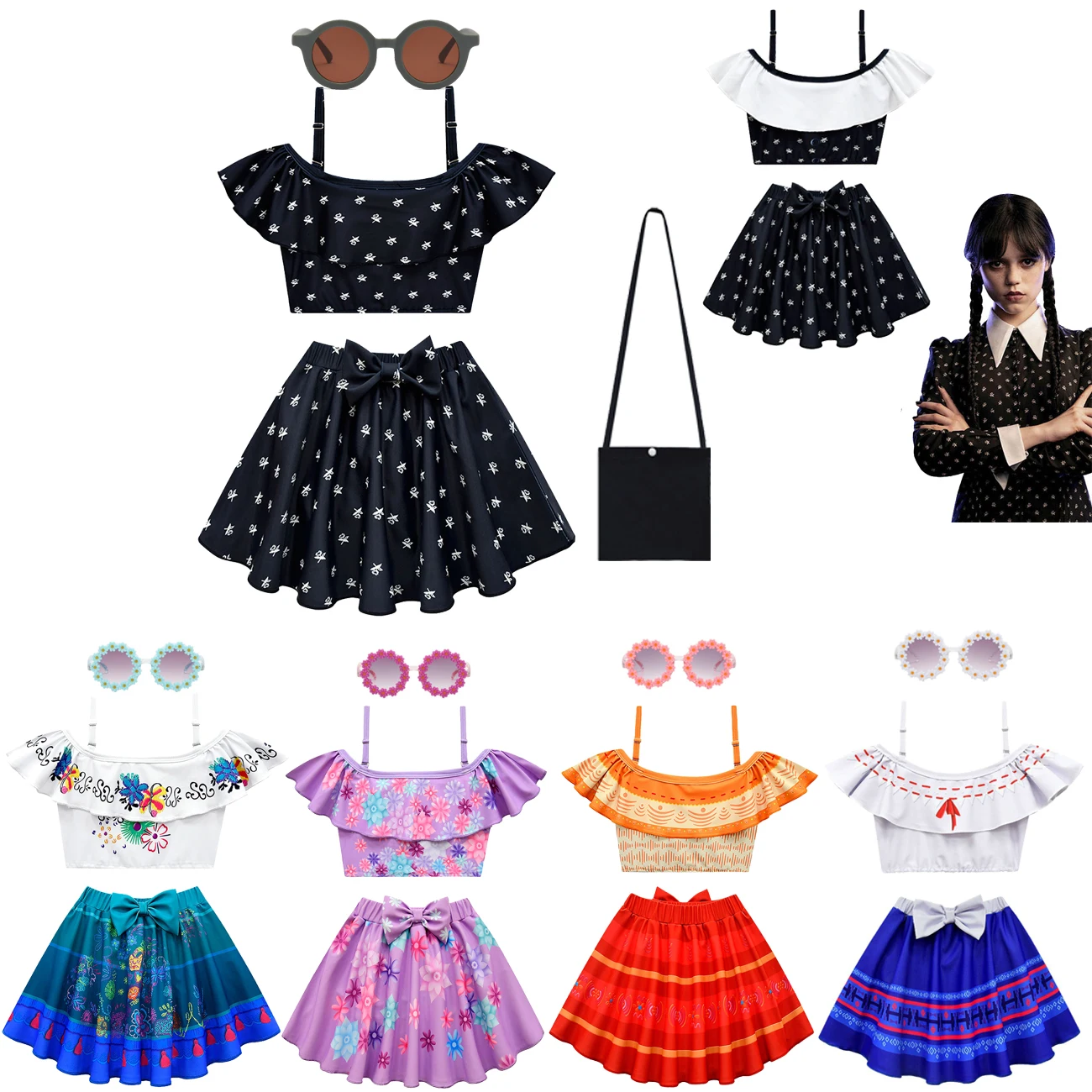 2023 Summer Wednesday Addams Girls Swimsuit Toddler Princess Two Piece Swimwear Baby Kids Ruffle Bathing Suit Bikini Beachwear
2023 Summer Wednesday Addams Girls Swimsuit Toddler Princess Two Piece Swimwear Baby Kids Ruffle Bathing Suit Bikini Beachwear