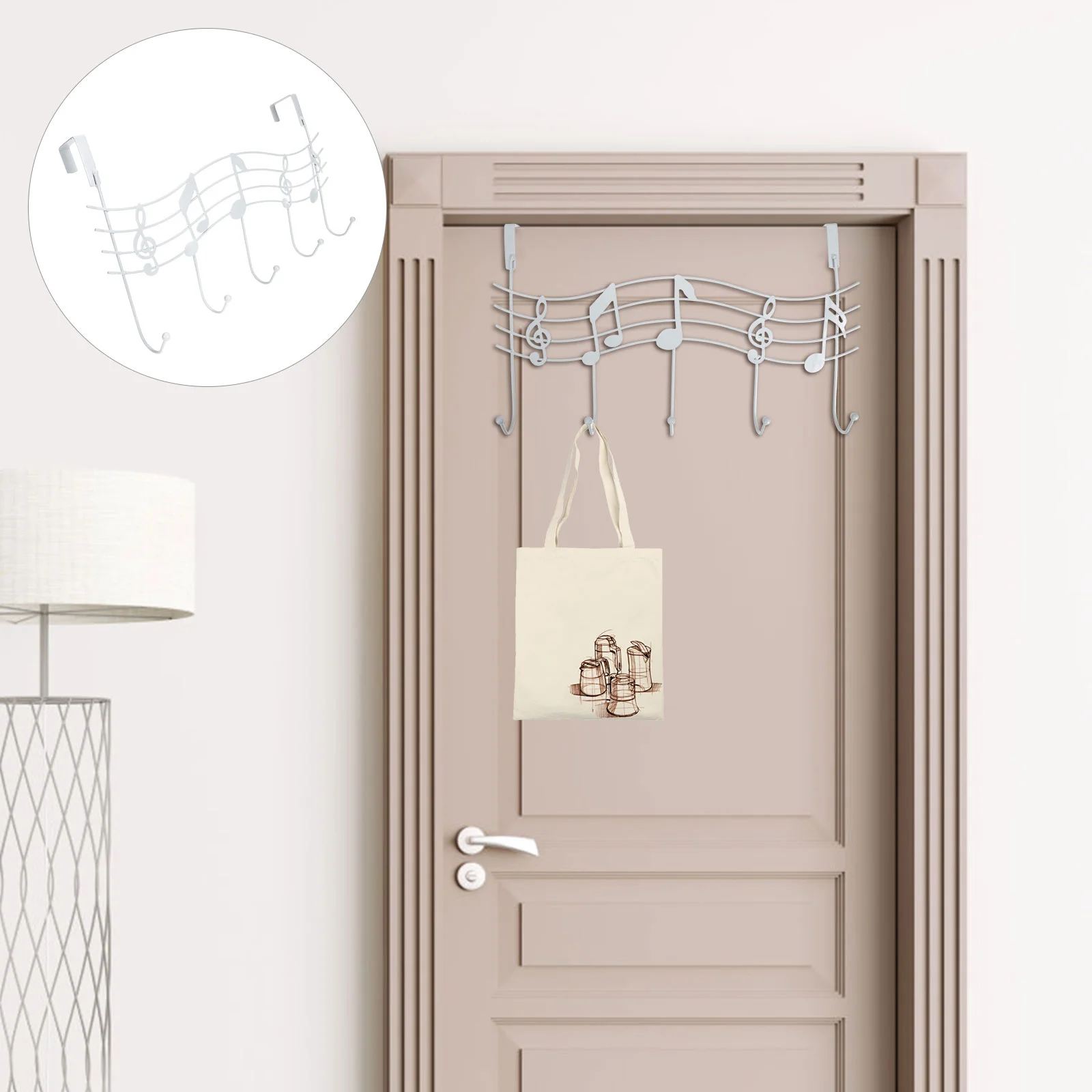 Door Clothes Hanging Hook Over The Door Hook Iron Clothing Hanger for Home Office
Door Clothes Hanging Hook Over The Door Hook Iron Clothing Hanger for Home Office