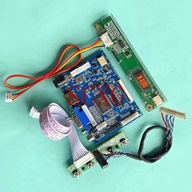 

Плата контроллера матрицы светодиодного ЖК-дисплея подходит для N141C1 N141C2 N141C3 HDMI-совместимый комплект AV VGA DIY 30-контактный LVDS 1440*900 14,1 "1CCFL