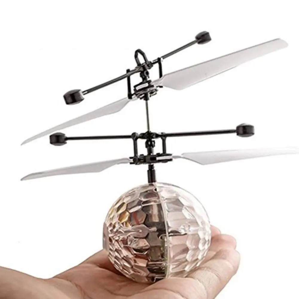 

Hand Controlled Helicopter Infrared Sensor Mini Drone Toys Flying Crystal Ball Light Up Induction Aircraft Light Up Ball Drone