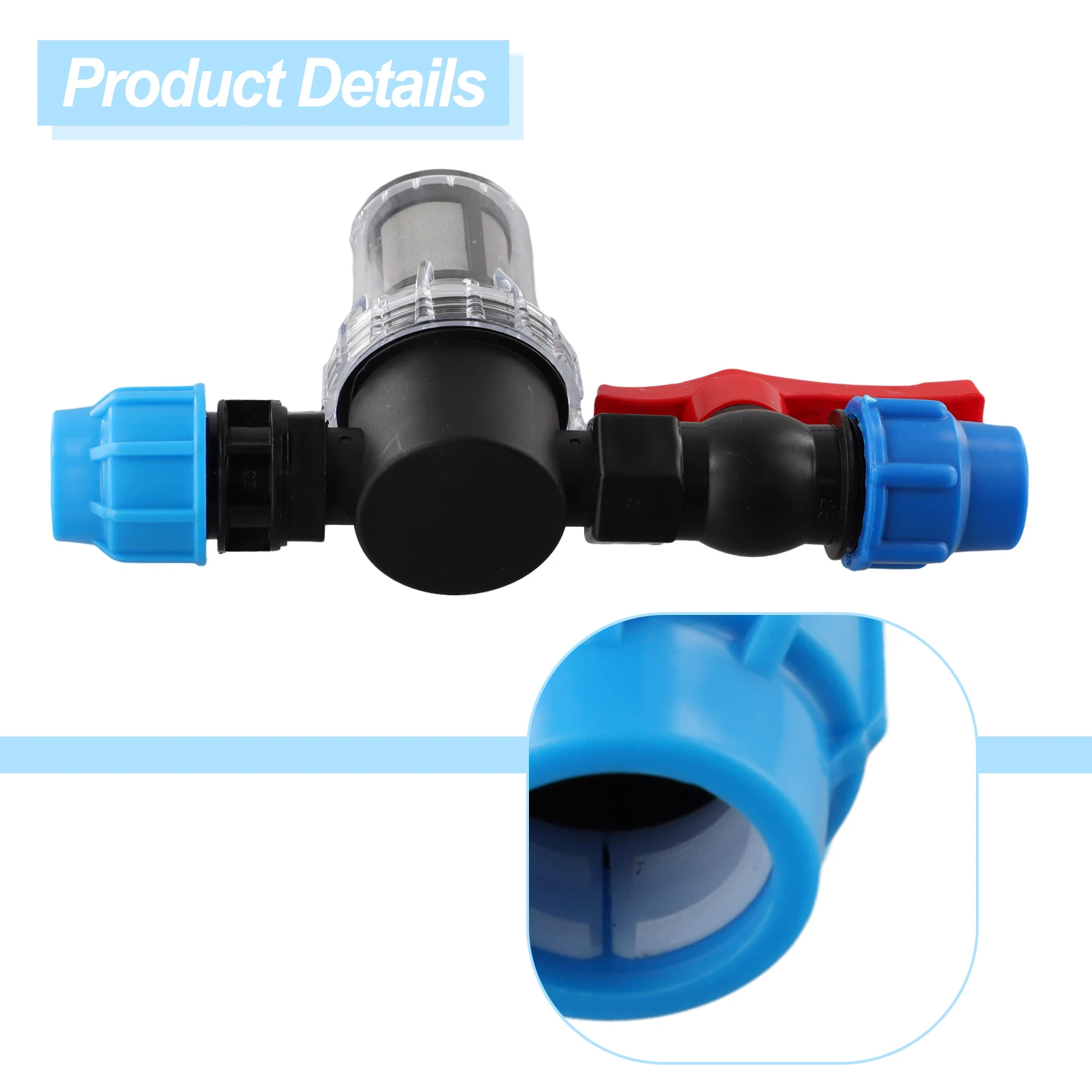 1pcs 20/25/32mm Garden Watering Filter With Plastic Tube Quick Connector Filter Garden Drip Irrigation Adapter Garden Supplies
1pcs 20/25/32mm Garden Watering Filter With Plastic Tube Quick Connector Filter Garden Drip Irrigation Adapter Garden Supplies