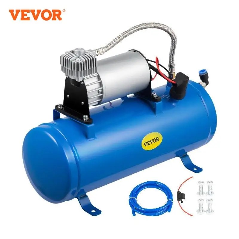 VEVOR 120 / 150 PSI 12 В DC встроенный воздушный гудок компрессор система Комплект подходит для грузовиков автомобилей внедорожников лодок тракторов домов на колесах внедорожников
VEVOR 120 / 150 PSI 12 В DC встроенный воздушный гудок компрессор система Комплект подходит для грузовиков автомобилей внедорожников лодок тракторов домов на колесах внедорожников