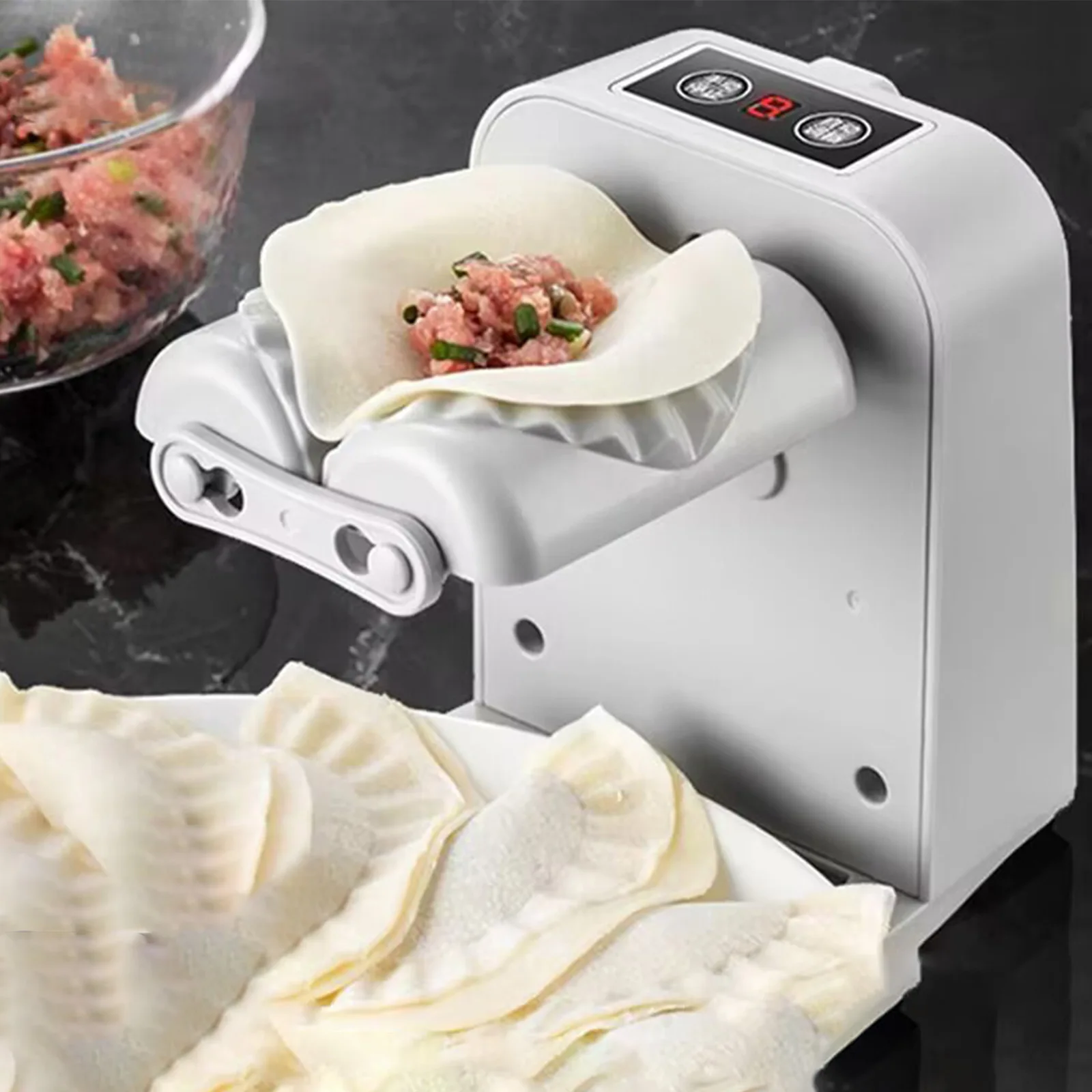 Automatic Electric Dumpling Maker 2 In 1 Ravioli Shaper DIY Dumpling Mould Dumpling Wrapper Press Pressed Dumpling Skin Mold Too
Automatic Electric Dumpling Maker 2 In 1 Ravioli Shaper DIY Dumpling Mould Dumpling Wrapper Press Pressed Dumpling Skin Mold Too