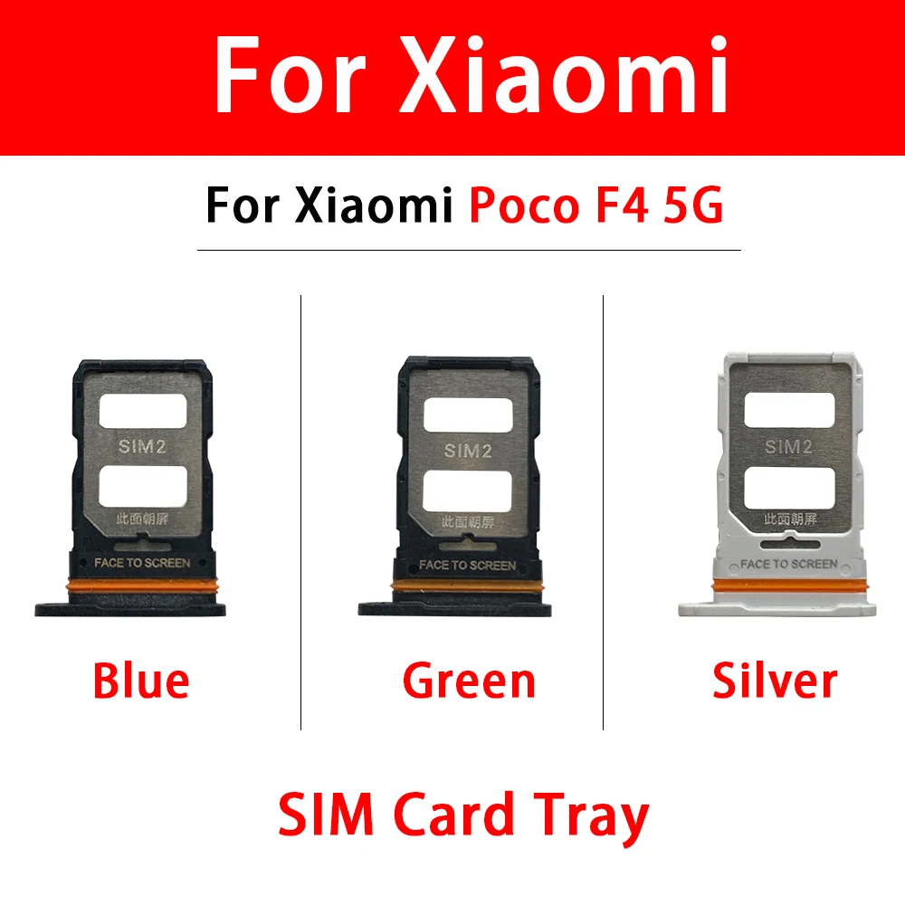 

10 Pcs Micro Nano SIM Card Holder Tray Slot Holder Adapter Socket For Xiaomi Poco F3 X3 X4 GT F4 5G