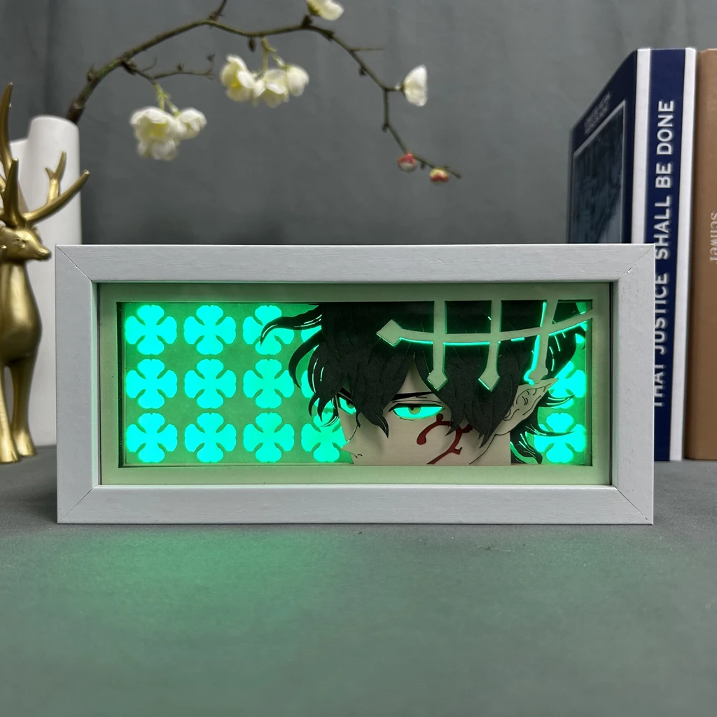 Lightbox Black Clover Yuno Eye Face Lamp for Room Decor Light Box 3d Papercut Diy Table 3D Desk Lamp Manga Anime Black Clover
Lightbox Black Clover Yuno Eye Face Lamp for Room Decor Light Box 3d Papercut Diy Table 3D Desk Lamp Manga Anime Black Clover