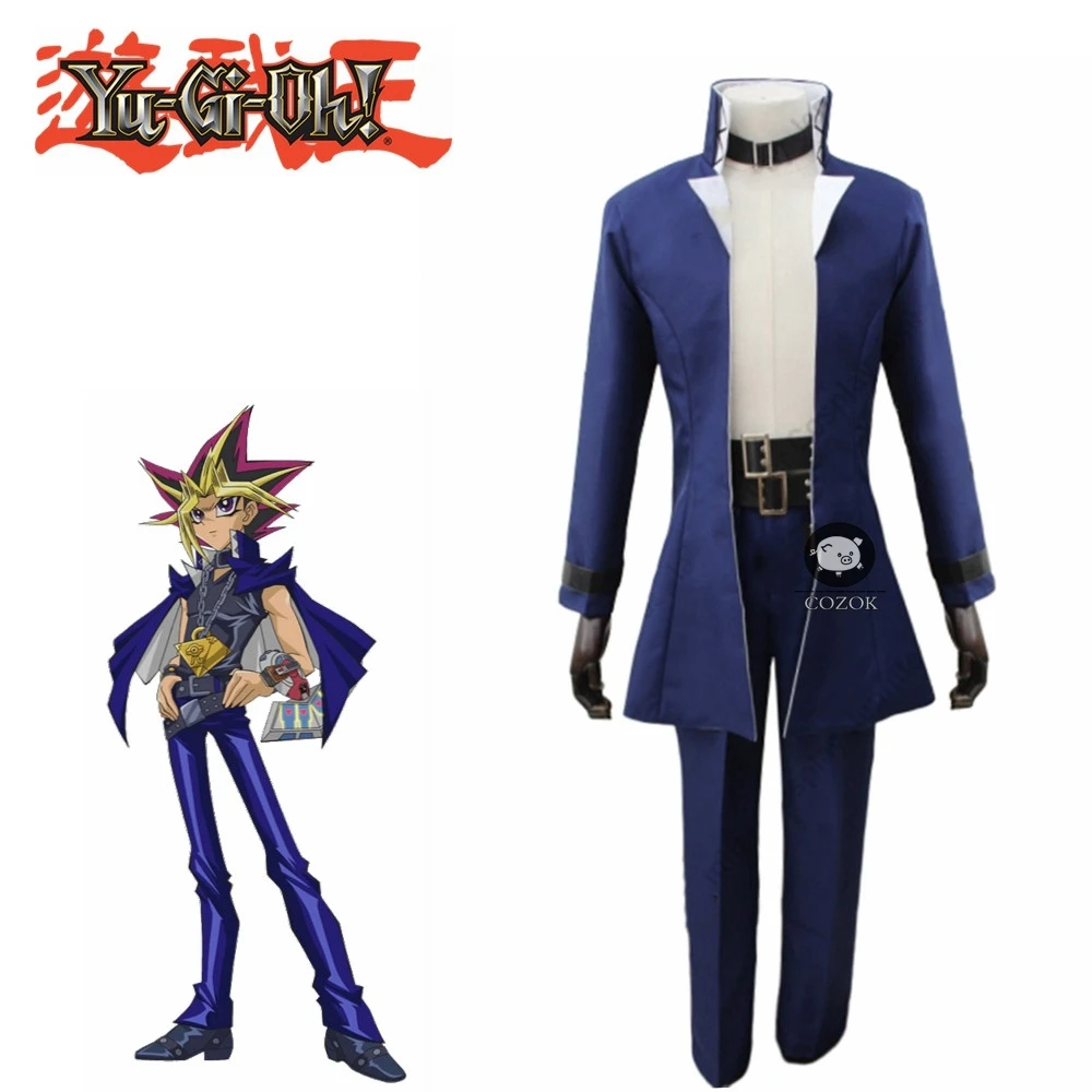 Yu-Gi-Oh! The Dark Side of Dimensions Yugi church Blue Coat Pants Cosplay Costume
Yu-Gi-Oh! The Dark Side of Dimensions Yugi church Blue Coat Pants Cosplay Costume