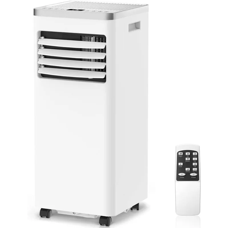 

10,000 BTU Portable Air Conditioners Cools up to 450 Sq.ft,Portable AC Built-in Cool, Dry, Fan Modes, Room Air Conditioner,White