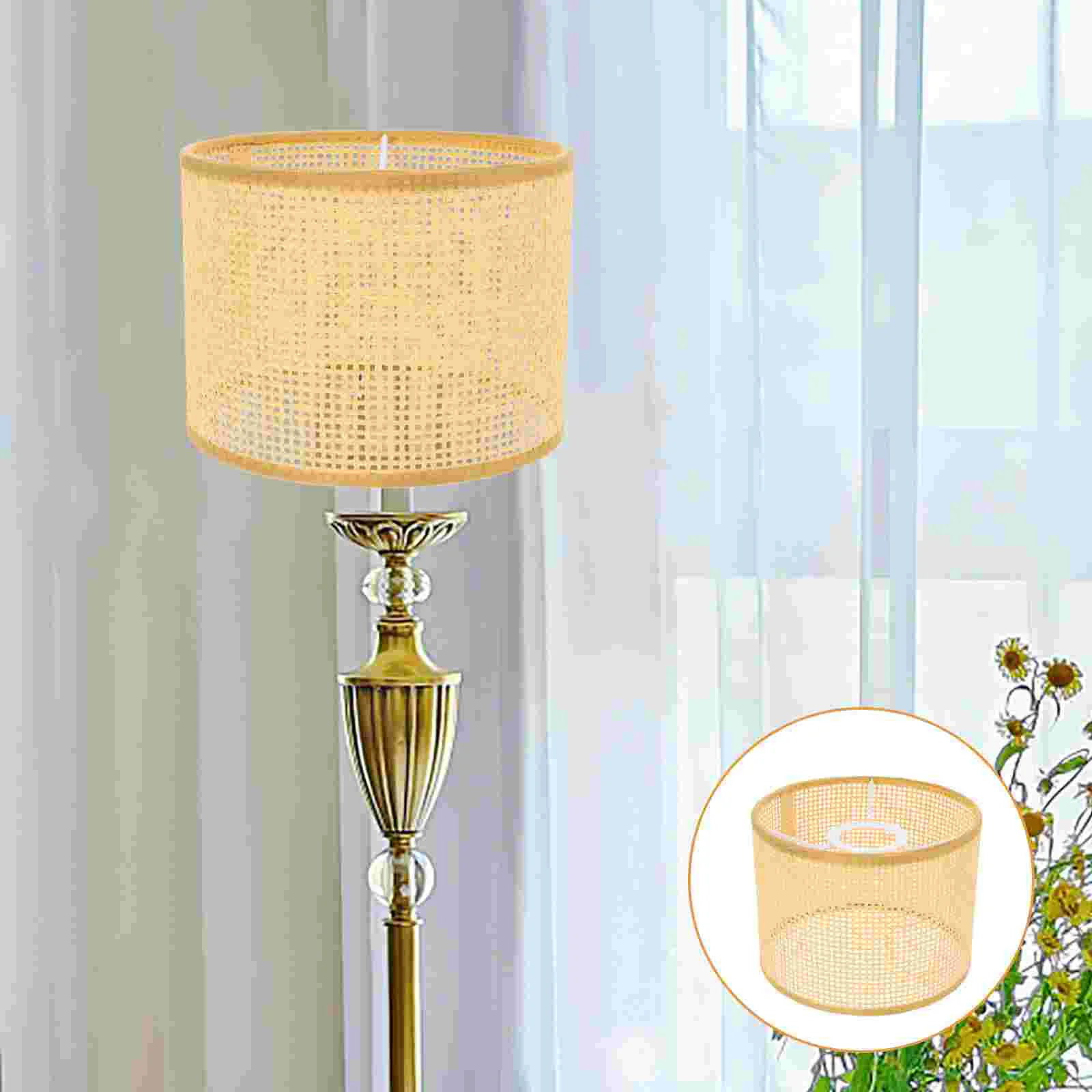 Rattan Lampshade Small Chandelier Lamp Shade Handwoven Light Shade Drum Lampshade Country Cottage Lamp Cover Replacement Light
Rattan Lampshade Small Chandelier Lamp Shade Handwoven Light Shade Drum Lampshade Country Cottage Lamp Cover Replacement Light