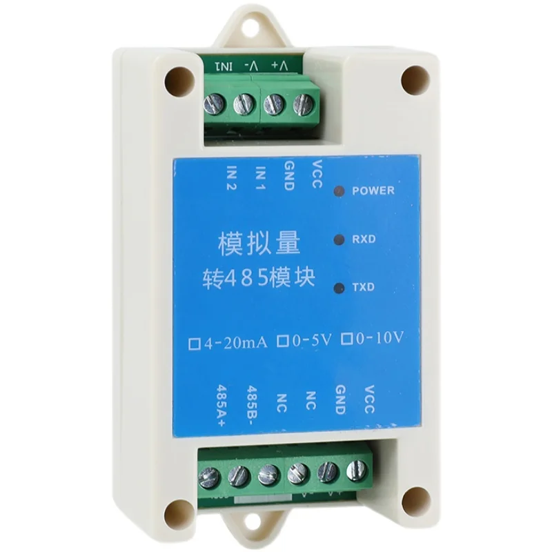 Аналоговый модуль сбора количества, Modbus, данные о напряжении и токе, вход 4-20 мА в RS485 Watchdog
Аналоговый модуль сбора количества, Modbus, данные о напряжении и токе, вход 4-20 мА в RS485 Watchdog