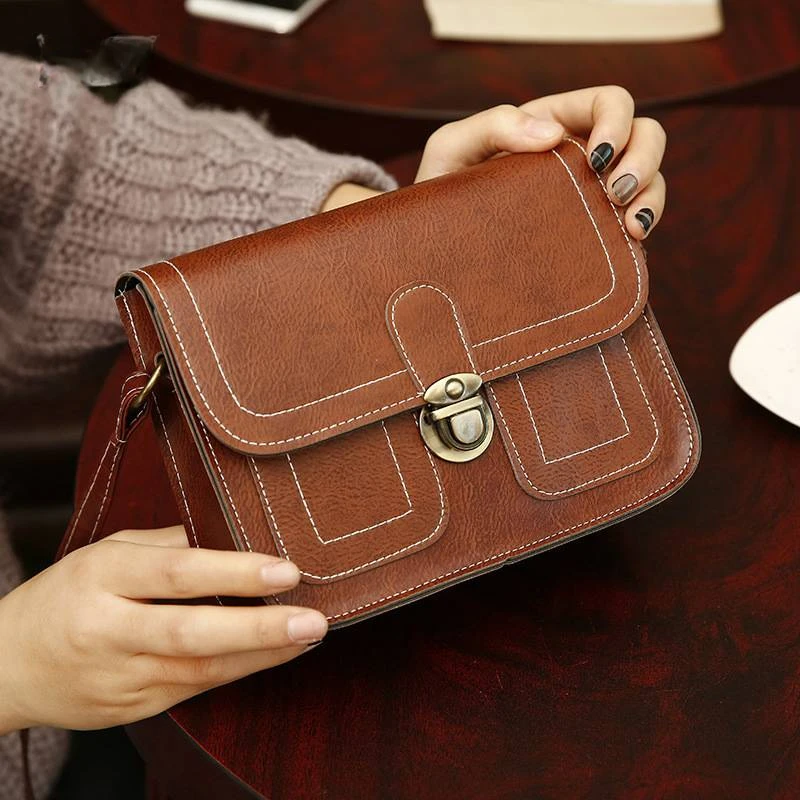 Luxury designer PU leather car line retro single shoulder crossbody women's small square bag
Luxury designer PU leather car line retro single shoulder crossbody women's small square bag