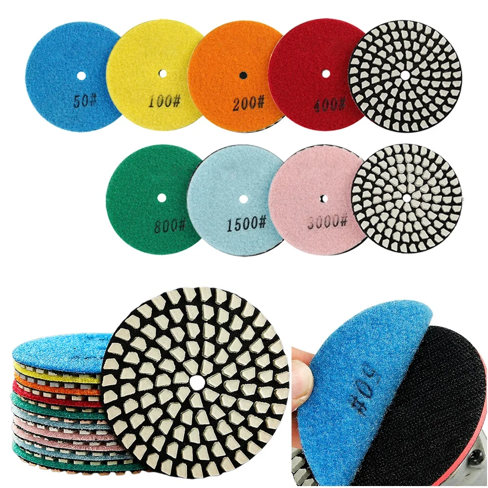 4Inch Dry Polishing Pad Sanding Discs Grinding Wheel For Marble Granite Stone Tile Sanding Pad Abrasives Grinding Discs
4Inch Dry Polishing Pad Sanding Discs Grinding Wheel For Marble Granite Stone Tile Sanding Pad Abrasives Grinding Discs