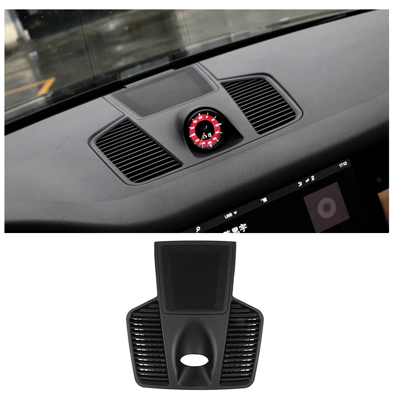 

Car Dashboard Center Clock Stopwatch Compass Cover Panel Kit For-Porsche Cayenne 2018-2020