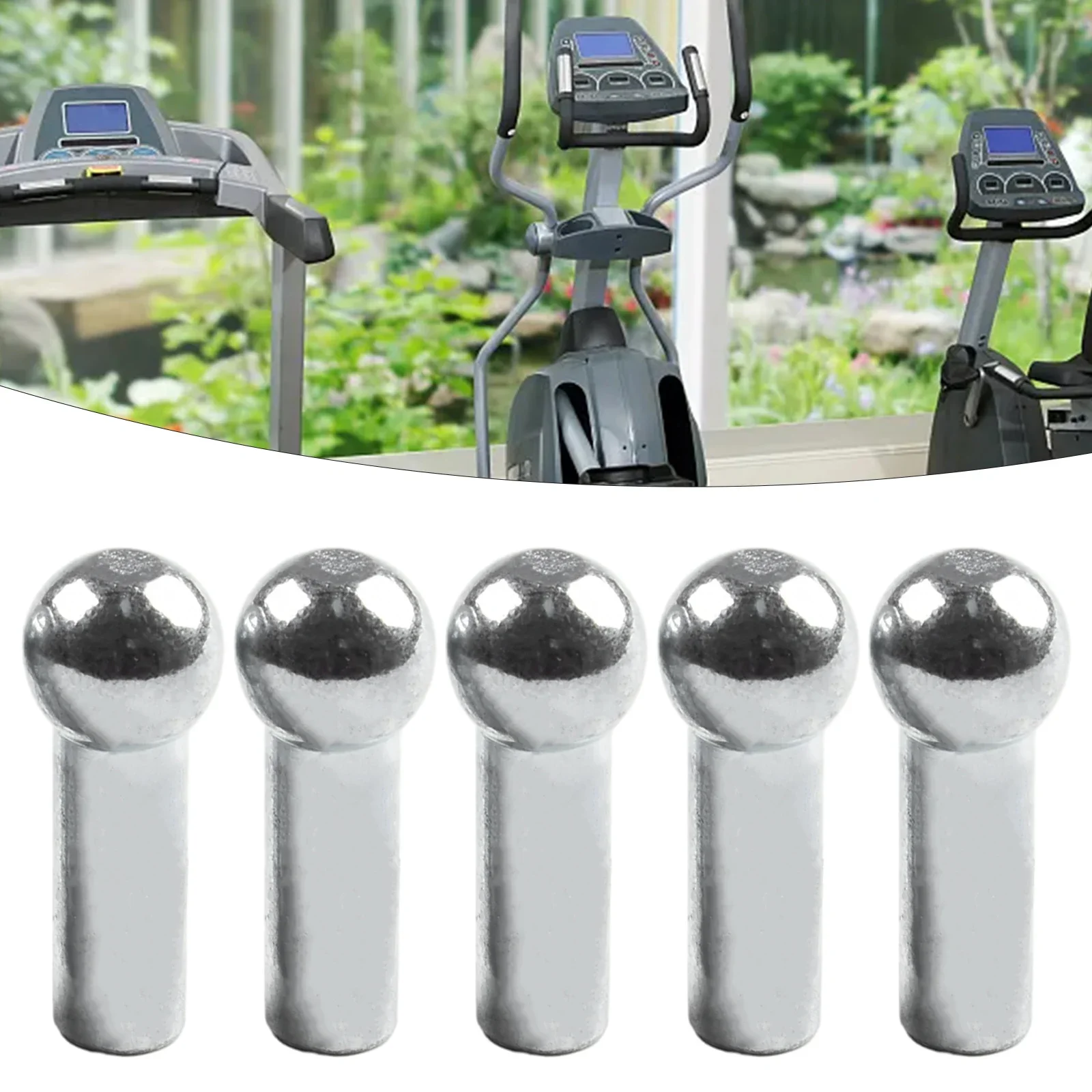 5pcs Metal Cable Ball Terminals For Fitness Equipment Gym Pulley Machine Accessories For 5/6mm Cables Metal Stops Gym Supplies
5pcs Metal Cable Ball Terminals For Fitness Equipment Gym Pulley Machine Accessories For 5/6mm Cables Metal Stops Gym Supplies