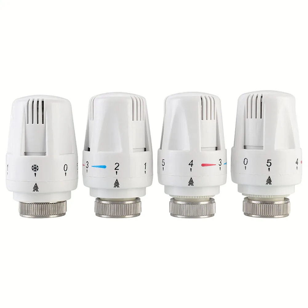 Accessories Thermostatic Head Temperature Control Valve Thermostatic Radiator White 4Pcs Adjustment Hand Wheel Radiator
Accessories Thermostatic Head Temperature Control Valve Thermostatic Radiator White 4Pcs Adjustment Hand Wheel Radiator