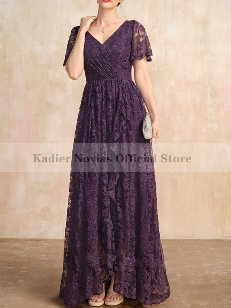 Long Purple Lace Mother of the Bride Dresses for Weddings Formal Occasion Dresses Vestidos Pra Casamento Mae Da Noiva
Long Purple Lace Mother of the Bride Dresses for Weddings Formal Occasion Dresses Vestidos Pra Casamento Mae Da Noiva