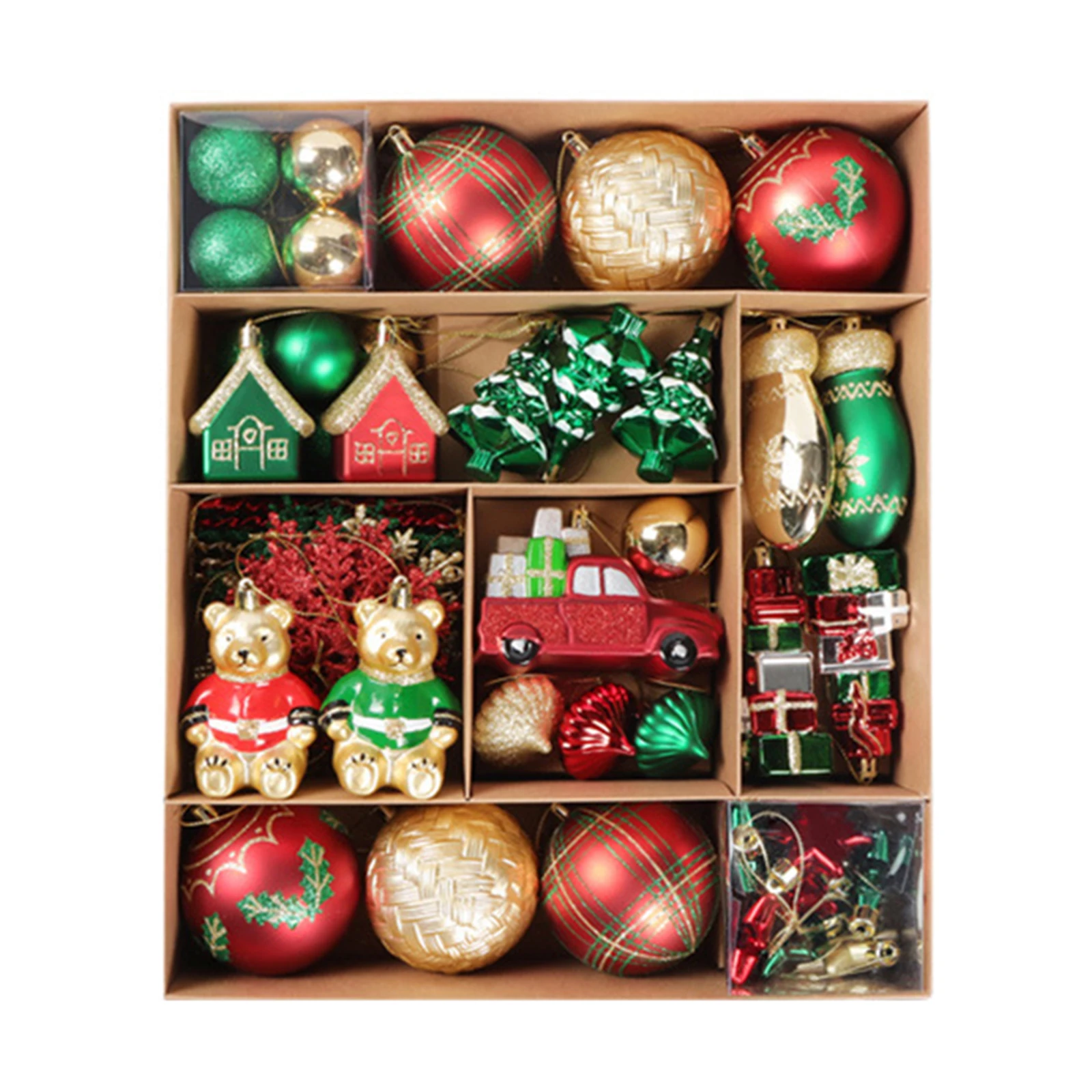 70PCS Christmas Ornaments Bridal Shower Party Festive Atmosphere For Christmas Tree Decoration For Your Christmas Party Durable
70PCS Christmas Ornaments Bridal Shower Party Festive Atmosphere For Christmas Tree Decoration For Your Christmas Party Durable