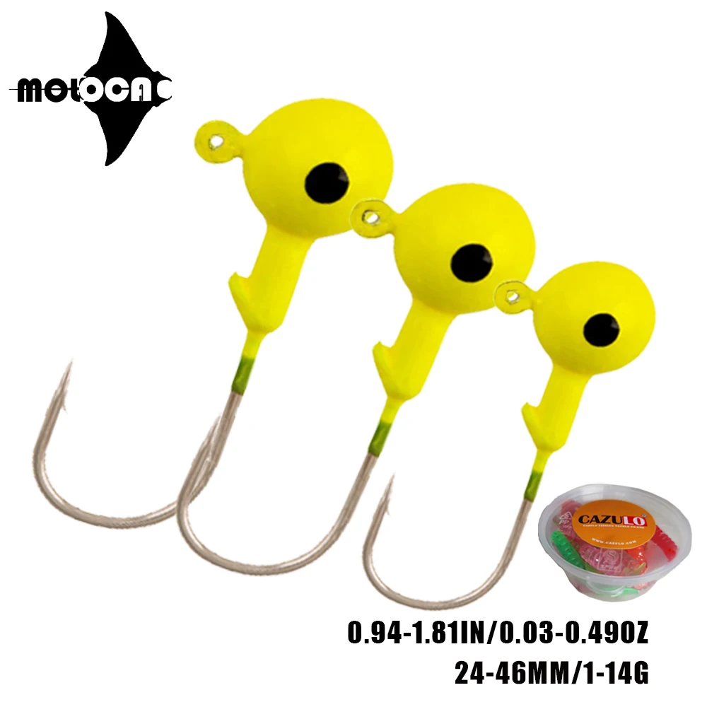 Fishing Accessories Jigging Hooks 5PCS 1-14g Jig Head Hook With Soft Bait Lure Peche En Mer Leurre Brochet Isca Artificial Goods
Fishing Accessories Jigging Hooks 5PCS 1-14g Jig Head Hook With Soft Bait Lure Peche En Mer Leurre Brochet Isca Artificial Goods