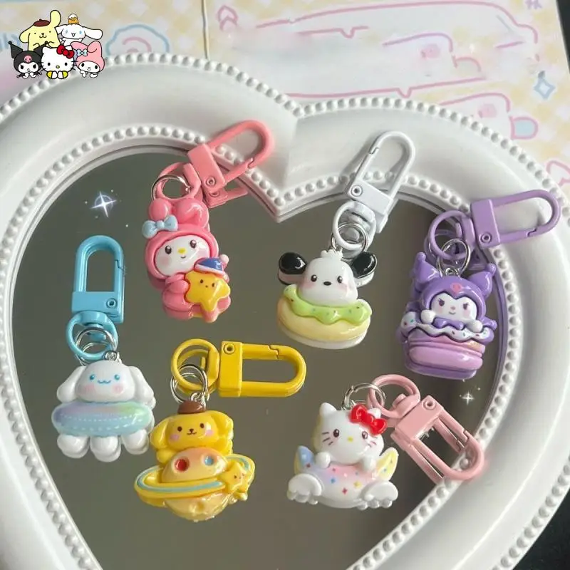 Cinnamoroll Kuromi Pompompurin Hello Kitty Pochacco Sanrio My Melody Fantasy Star Keychain Book Bag Charms Anime Toys for Girl
Cinnamoroll Kuromi Pompompurin Hello Kitty Pochacco Sanrio My Melody Fantasy Star Keychain Book Bag Charms Anime Toys for Girl