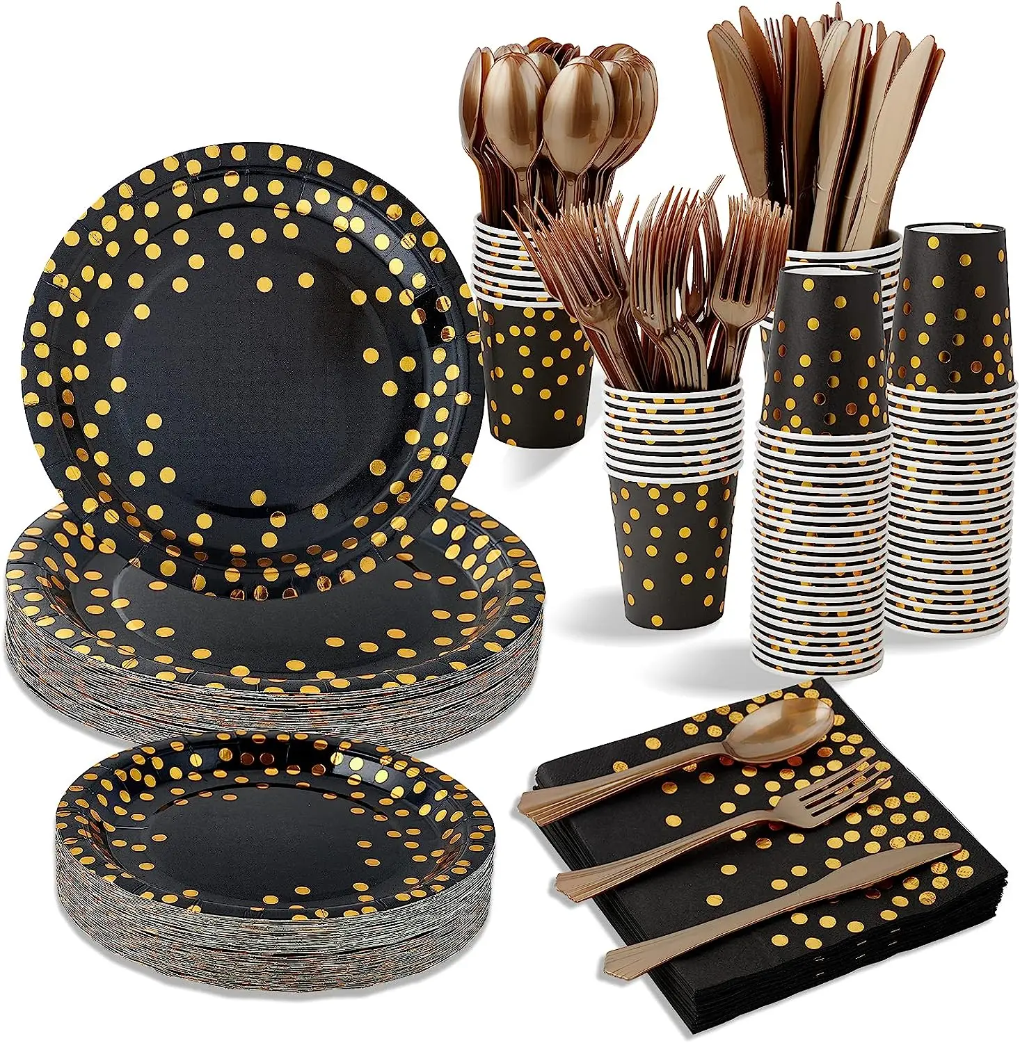 Bronzing Birthday Disposable Tableware Gold Rainbow Dot Plates Cup Napkins for Kid Wedding Party Decoration Baby Shower Supplies
Bronzing Birthday Disposable Tableware Gold Rainbow Dot Plates Cup Napkins for Kid Wedding Party Decoration Baby Shower Supplies