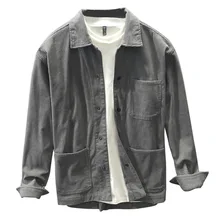 Z164 autumn and winter new retro daily long-sleeved casual lapel shirt jacket one generation
Z164 autumn and winter new retro daily long-sleeved casual lapel shirt jacket one generation