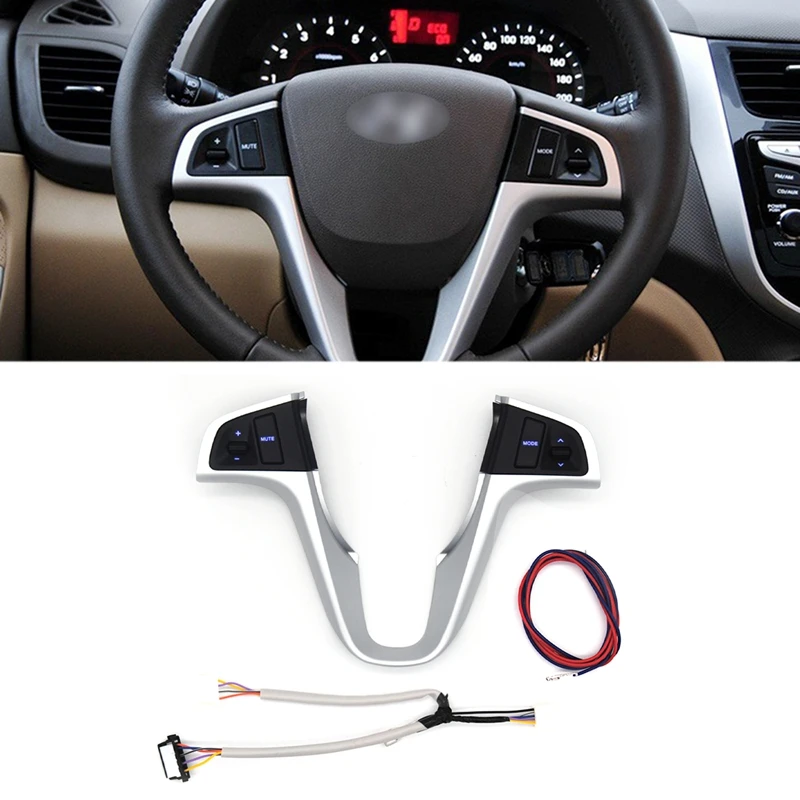 Кнопка на рулевое колесо для Hyundai VERNA SOLARIS, аудио, музыка, переключатель управления с подсветкой
Кнопка на рулевое колесо для Hyundai VERNA SOLARIS, аудио, музыка, переключатель управления с подсветкой