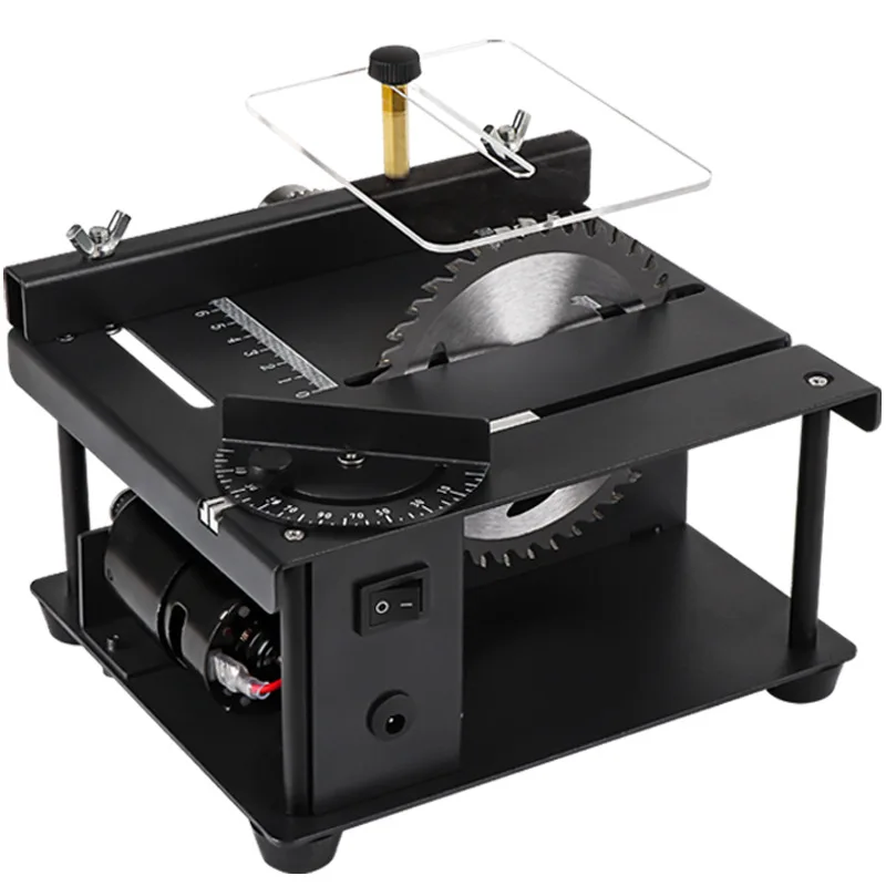 12-24V 200W Table Saw Mini Desktop Electric Saw Cutter Speed Angle Adjustable Cutter for Wood Plastic Acrylic
12-24V 200W Table Saw Mini Desktop Electric Saw Cutter Speed Angle Adjustable Cutter for Wood Plastic Acrylic