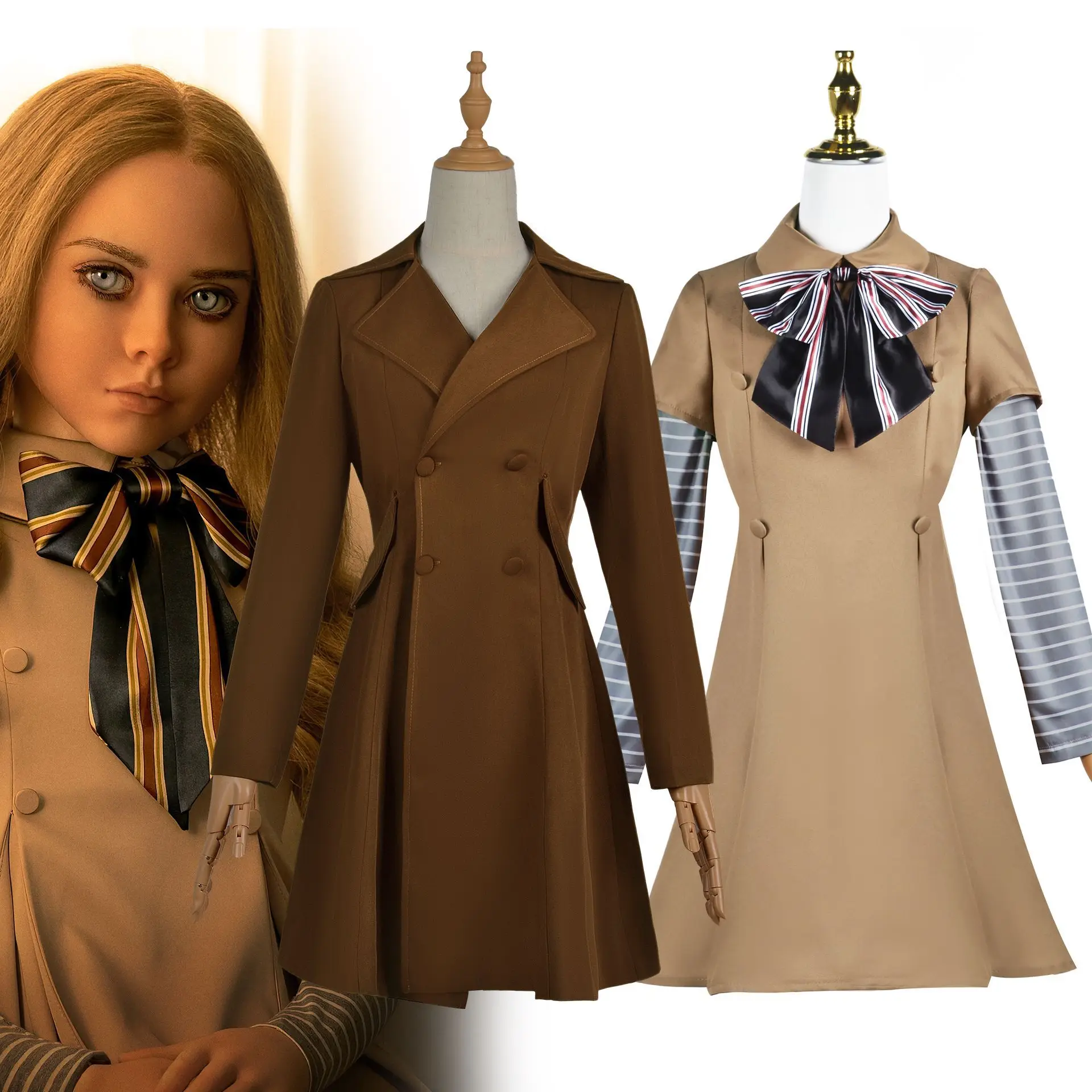 Halloween Anime Cosplay Costumes Megan Coswear Female Horror Movie Lead Cosplay Same Set Children's Adult Dress
Halloween Anime Cosplay Costumes Megan Coswear Female Horror Movie Lead Cosplay Same Set Children's Adult Dress