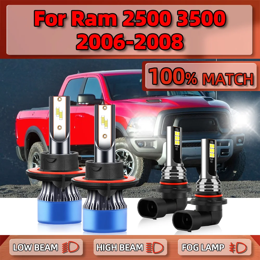 Canbus LED Headlight Bulbs 40000LM 240W Turbo Lamps 6000K White Fog Lights 12V 24V For Ram 1500 2500 3500 2006 2007 2008
Canbus LED Headlight Bulbs 40000LM 240W Turbo Lamps 6000K White Fog Lights 12V 24V For Ram 1500 2500 3500 2006 2007 2008