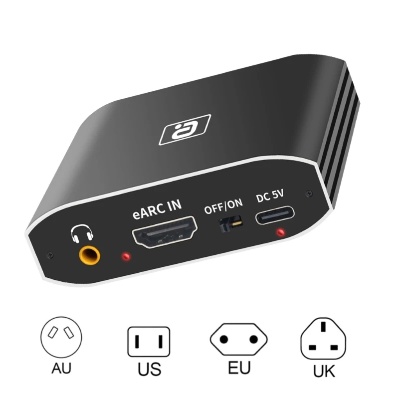 eARC Audio Extractor 192Khz DAC Converter DTS AC3 LPCM Совместимый с HDMI адаптер только для аудио Оптический коаксиальный 3,5
eARC Audio Extractor 192Khz DAC Converter DTS AC3 LPCM Совместимый с HDMI адаптер только для аудио Оптический коаксиальный 3,5