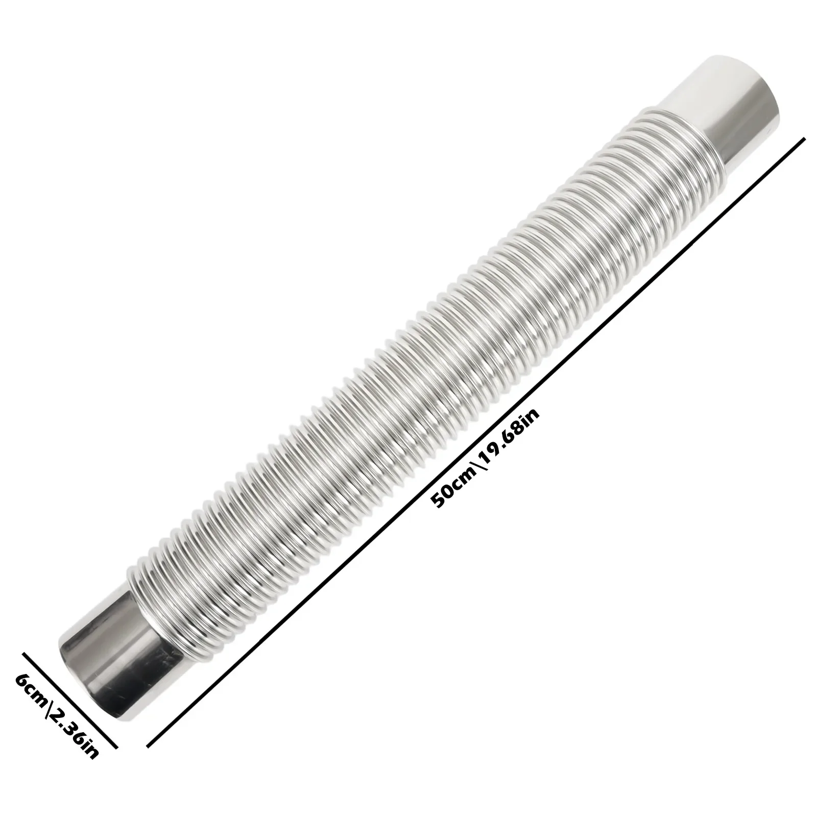 Exhaust Pipe Wood Stove Pipe 19.7*2.4in Heating High Temperature Resistant Stainless Steel Wood Stove Pipe Durable
Exhaust Pipe Wood Stove Pipe 19.7*2.4in Heating High Temperature Resistant Stainless Steel Wood Stove Pipe Durable