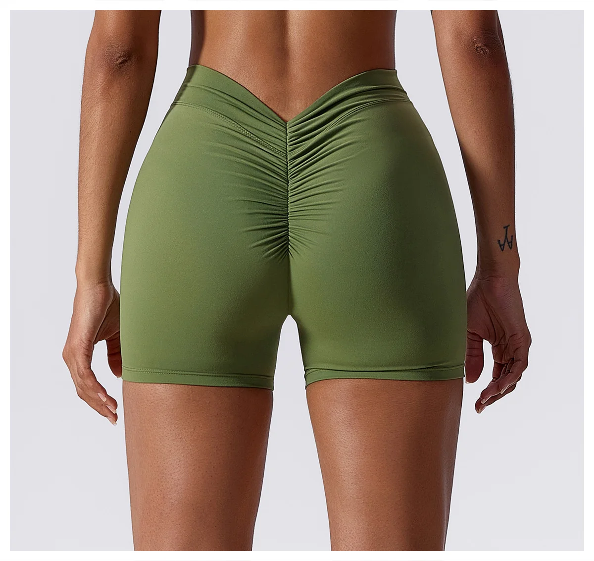 Yoga Shorts High Waist Scrunch Booty Butt Lifting Comfort Fitness Gym Tights Squat Proof Naked Feel Leggings. Pandora's Clozet
