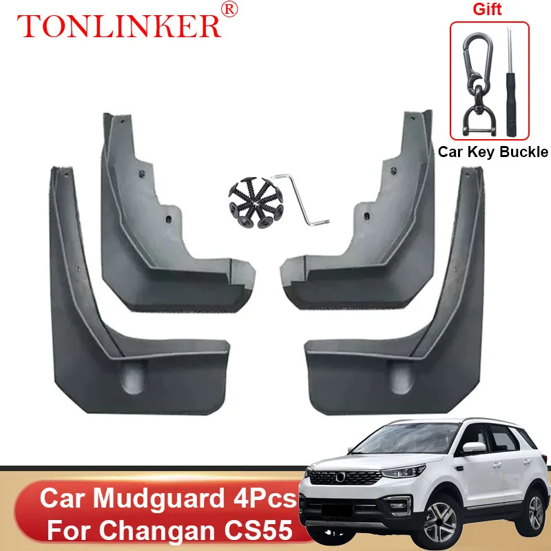 TONLINKER Car Mudguard For Changan CS55 2019 2020 2021 2022 2023 Mud Flaps Splash Guards Front Rear Fender Mudflaps 4Pcs Set
TONLINKER Car Mudguard For Changan CS55 2019 2020 2021 2022 2023 Mud Flaps Splash Guards Front Rear Fender Mudflaps 4Pcs Set