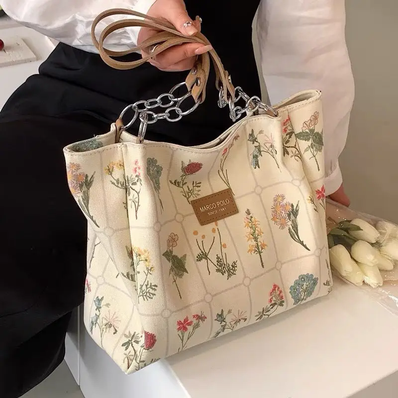 Tote Bags for Women Handbags Luxury Designer Bag Canvas Flower Printing Shoulder Bags Zipper Handbag Large Capacity Shopper
Tote Bags for Women Handbags Luxury Designer Bag Canvas Flower Printing Shoulder Bags Zipper Handbag Large Capacity Shopper