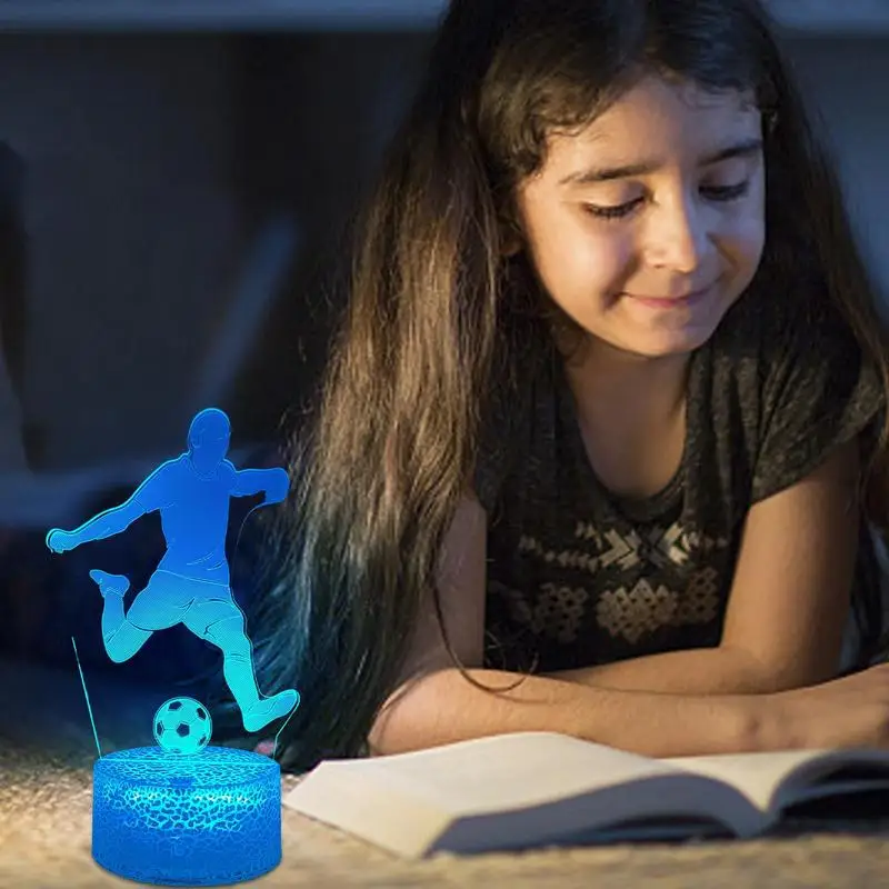 Soccer Lamp 3D Optical Illusion Lamp With Remote Control 16 Color Change New Year Xmas charismas Gift For Sport Fan Boys Girls
Soccer Lamp 3D Optical Illusion Lamp With Remote Control 16 Color Change New Year Xmas charismas Gift For Sport Fan Boys Girls