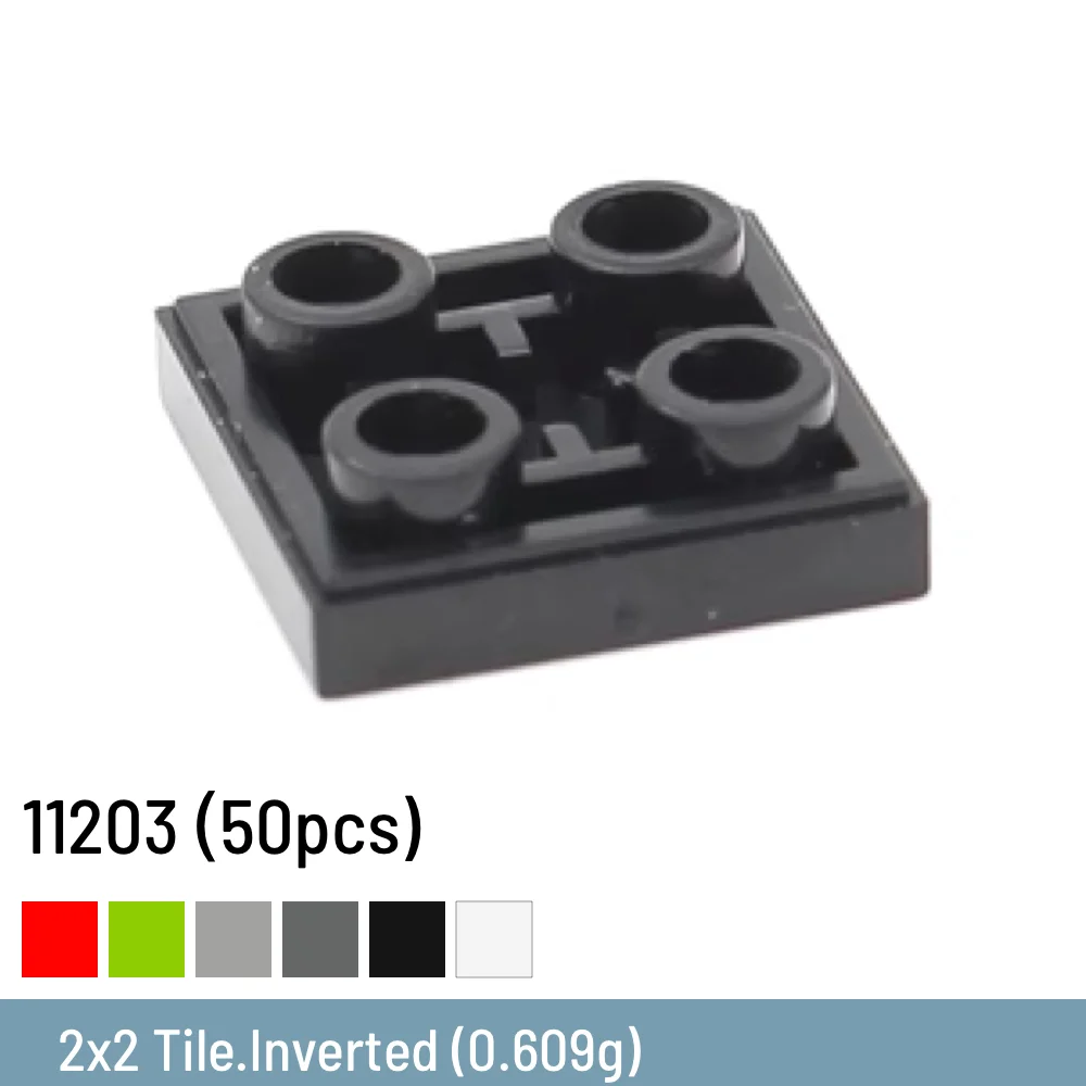 50 Pcs DIY Building Blocks Thin Digital Bricks 2x2 Tile.Inverted Size Compatible With 11203 Brick Plastic Toys for Children
50 Pcs DIY Building Blocks Thin Digital Bricks 2x2 Tile.Inverted Size Compatible With 11203 Brick Plastic Toys for Children